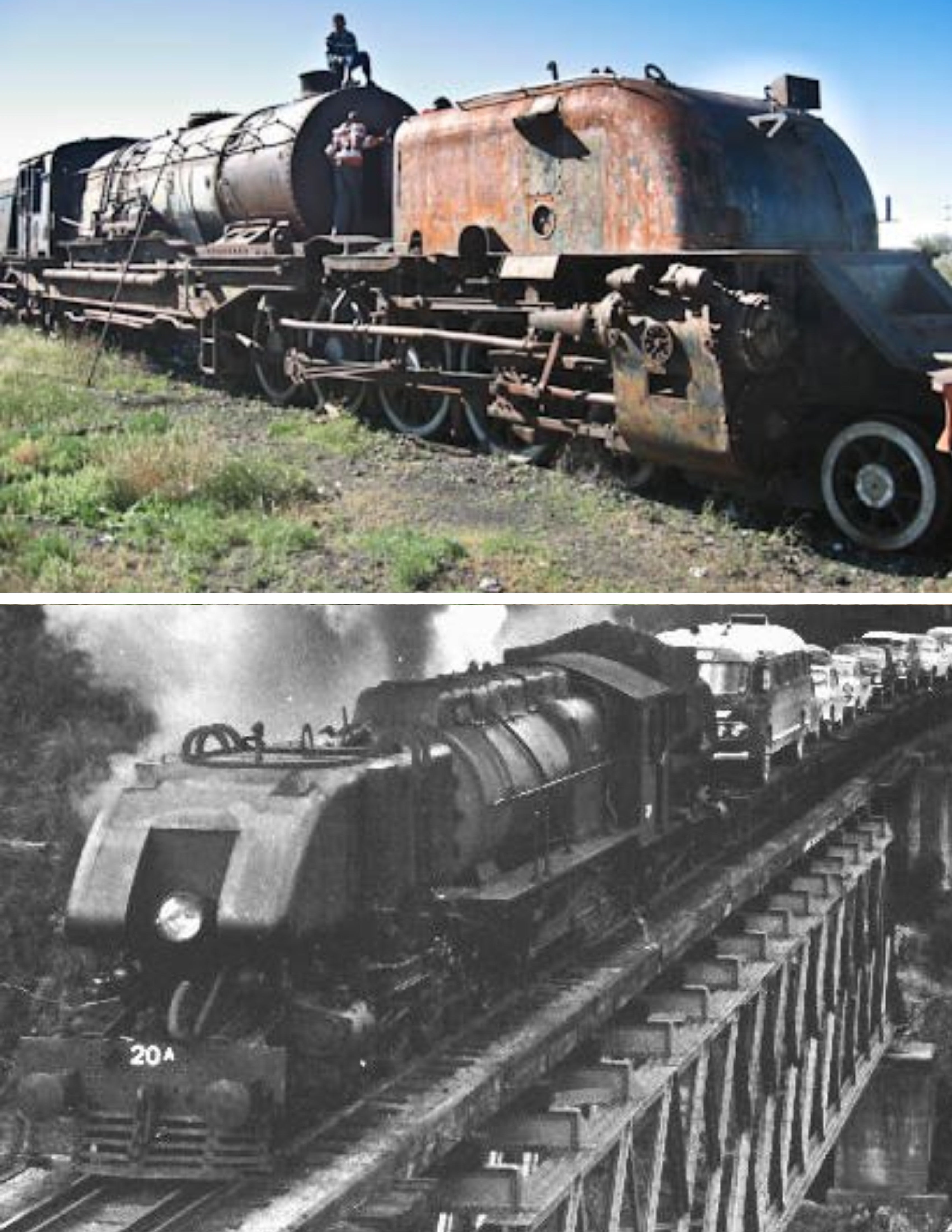 scale printed drawings vintage 1947 o & ho gauge garratt locomotive