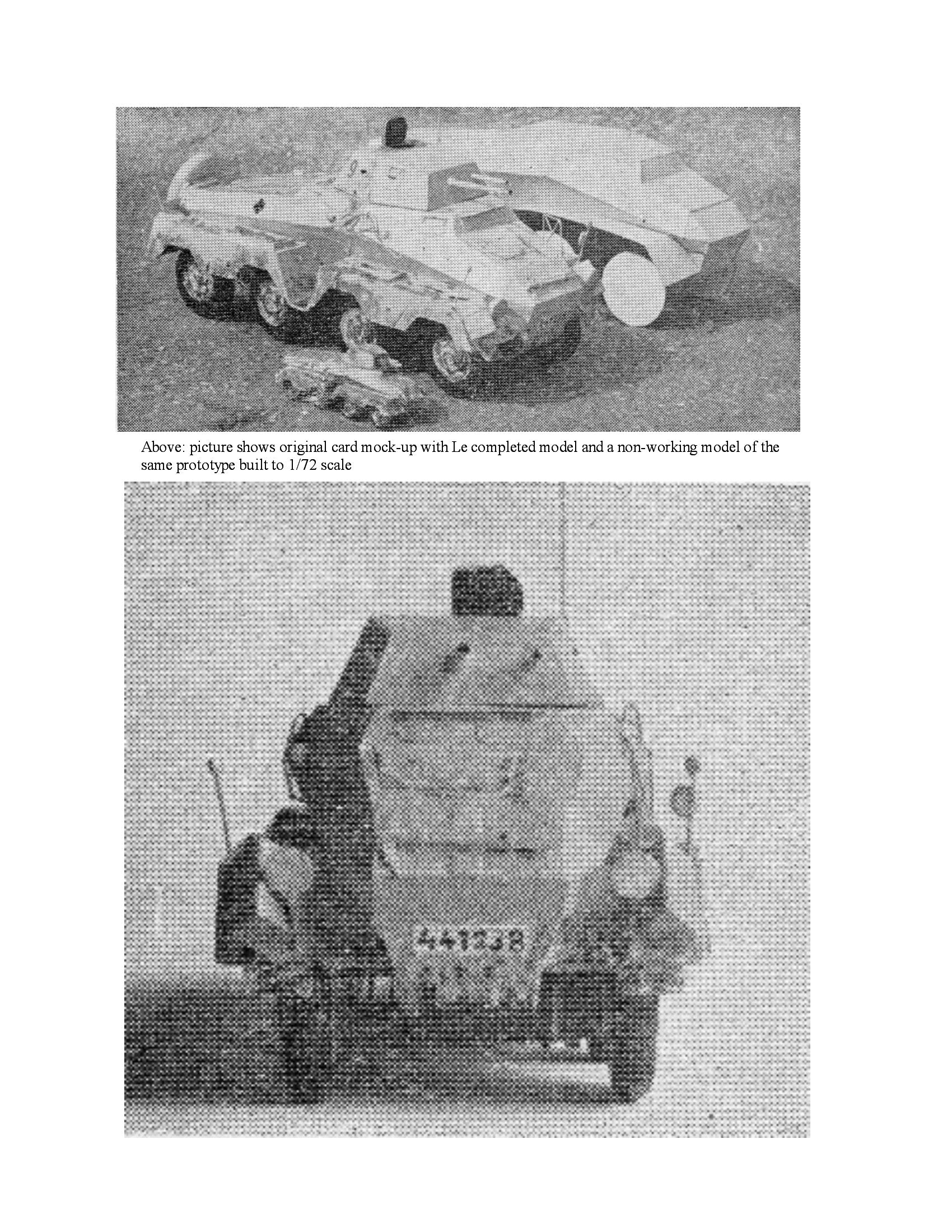 full size printed plan scale 1:24 german sd kfz 231 8-rad armoured car no materials. plan only