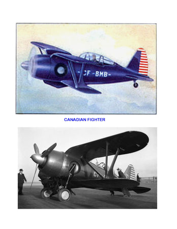 full size printed plans scale 1 ¼”=1ft  control line gregor fdb-l the last biplane fighter