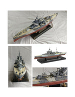 full size printed plans  scale 1:192 battleship  l 40" suitable for radio control