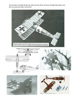full size printed plans peanut scale "halberstadt dii" rare fighter plane from world war i.