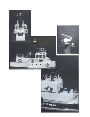 full size printed plan scale 1:30 dutch general duties harbour tug suitable for radio control