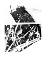 full size printed plans control line scale 1”= 1’ wingspan 40” hawker hurricane