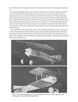 full size printed plans peanut scale heath 2b it flies well