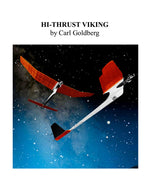 full size printed plan 1/2a ff viking by carl goldberg  easy to trim out