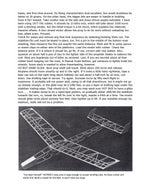 full size printed model freeflight airplane plan for hot box" p-30