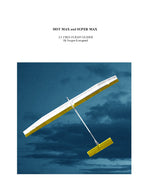 full size printed plan a/1 free-flight glider 1 58" w/s 2 52 1/2" w/s " hot & super max