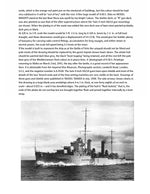 full size printed drawings scale 1/96 arethusa-class light cruiser h.m.s. penelope l 63" suitable for radio control