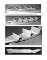 full size printed plans castle class corvette 32" 1:96 scale  for radio control