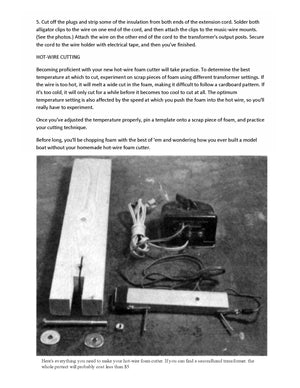 full size printed plan easy foam and wood electric catamaran xl cat