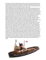 full size printed plans scale 1:32 3/8"=1ft tug ionia l 36 3/4" suitable for radio control