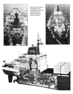 full size printed plans scale 1:192 container ship jervis bay l 46" suitable for radio control