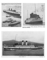 full size printed plans scale 3/16"=1ft  passenger steamer king george v l 49" suitable for radio control
