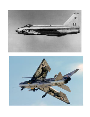 full size printed plan spectacular  semi-scale 1:16 lightning mk .3