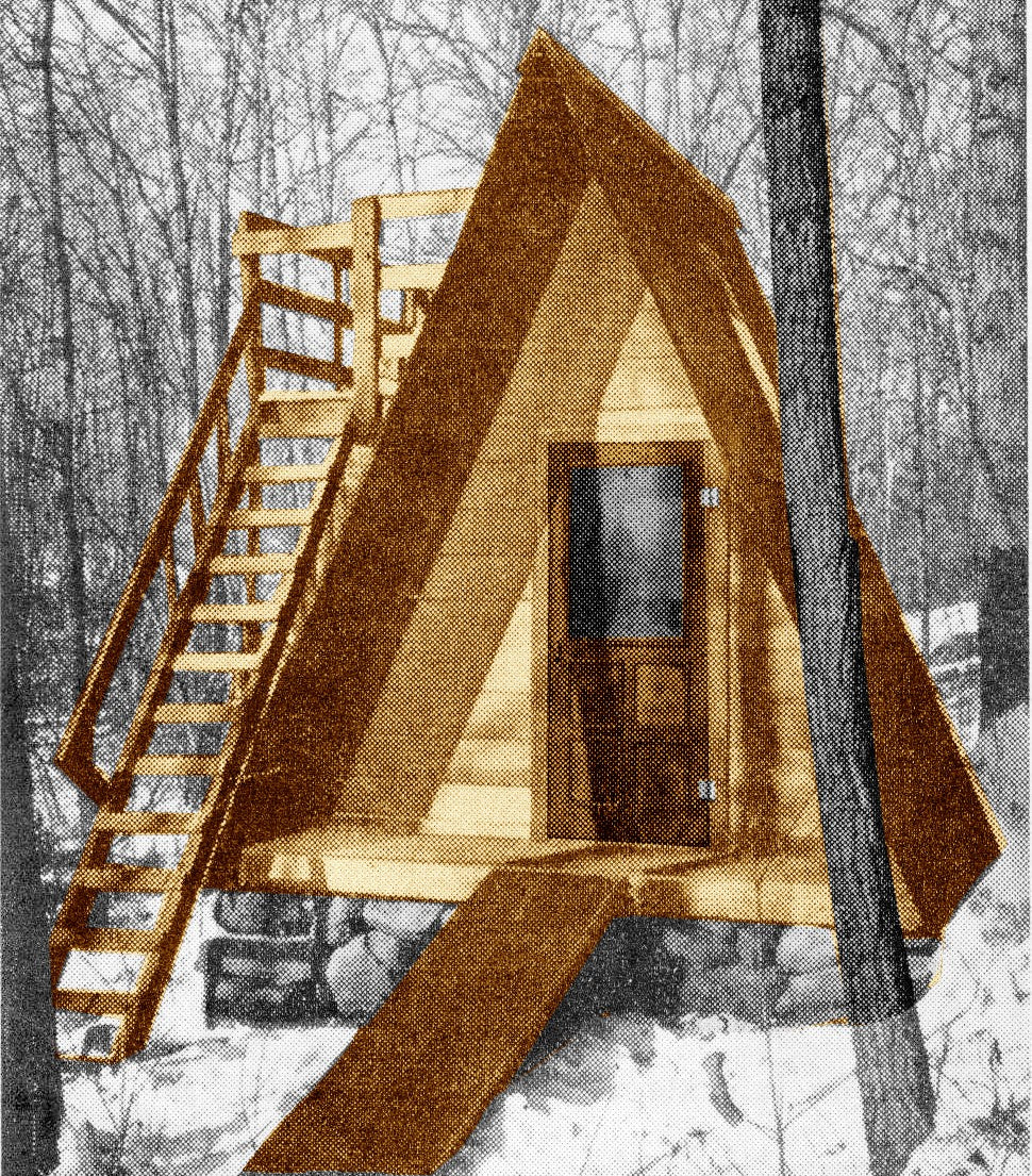 printed plans a frame playhouse overall length 10’  width 8’  height 10’  deck 69” x 39”