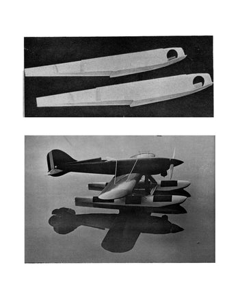 full size printed plans control line  scale 1” = 1’ macchi-castoldia wingspan 31”  engine .29 - .35
