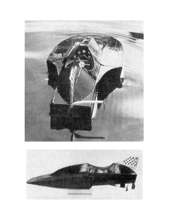 full size printed plan  beginners project 15 inch electric hydroplane from cardboard