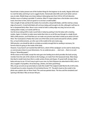 full size printed plans peanut scale "morane saulnier racer "morane saulnier racer" an all-sheet model