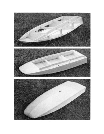 full size printed plans  fast electric model marksman l 21" for radio control