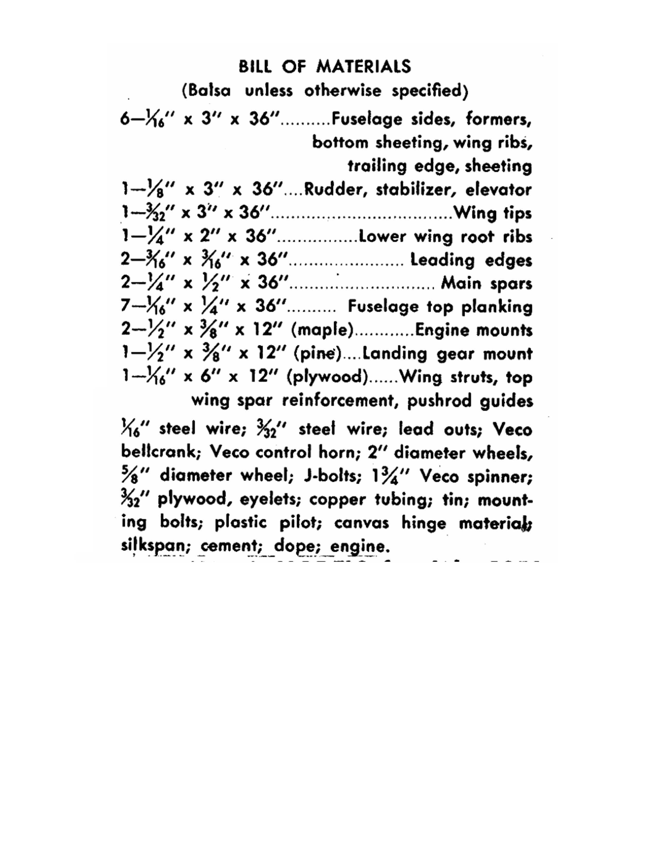 full size printed plans vintage 1956 control line stunter "jolly roger" ease of flying through the pattern