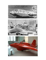 full size printed scale 1:12 messerschmitt komet me 163 glider or convert to ducted fan