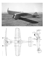 full size printed plans peanut scale "miles sparrowhawk" here's a sleek low-winger that continually pushes
