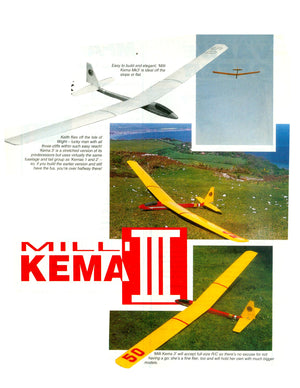 full size printed plan off the slope or flat really good floater w/s 86 inch for radio control