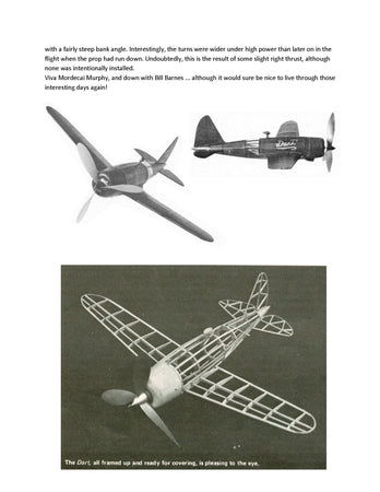 full size printed plans peanut scale "mordecai murphy's  dart" why not try a model of mordecai 'murphy's dart
