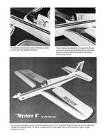 full size printed plans vintage 1970 control line stunt "mystere ii" contest aircraft in every sense