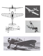 full size printed plans peanut scale "nakaiima ki.27a" looking almost like a modern racer.
