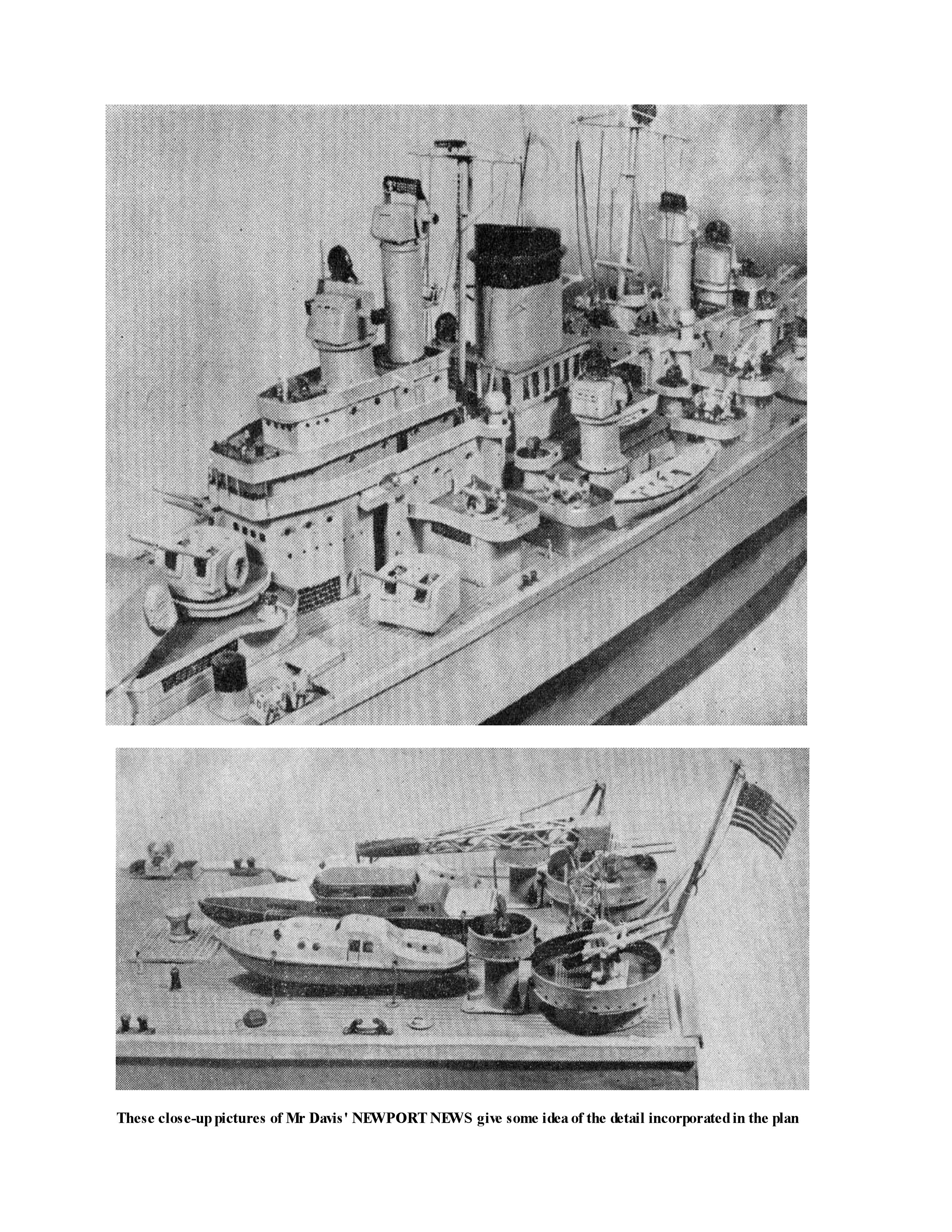 full size printed plan  scale 10" = 112 heavy cruiser "u.s.s. newport news" des moines class