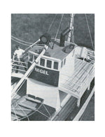 full size printed plan semi-scale 1:16 norwegian trawler for two channel radio control