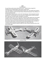 full size printed plans peanut scale  "okay" model is of typical "stick-'n-tissue" construction.