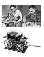 full size printed plans 1:8 scale overland stagecoach  plan only the pony express route