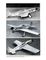 full size printed plans vintage 1975 semi-scale stunt  control line "p-51b mustang"
