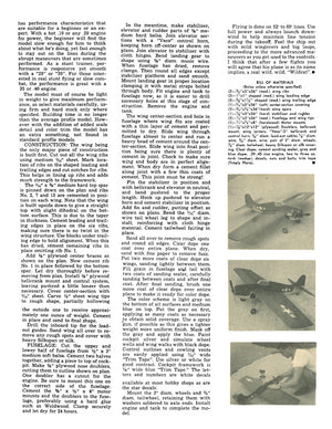 full size printed plan control line  f4f-4 "wildcat" stunt or combat  scale profile