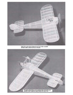 full size printed peanut scale plans chiribiri n5  this one a bleriot-like italian flying machine from 1912.
