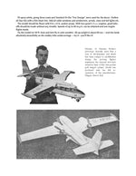 full size printed plans scale 7/8” = 1ft  control line piaggio p .166 kept as simple as possible
