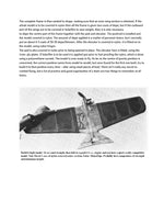 full size printed plan & building notes  swept wing design combat *pink panther* w/s 36"  engine .15