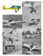 full size printed plans 1:12 scale controlline piper skycyle construction is in step by step format