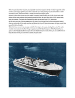 full size printed plan pt-12  boat semi scale 1:35  l 26" suitable for radio control
