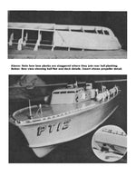 full size printed plan pt-12  boat semi scale 1:35  l 26" suitable for radio control