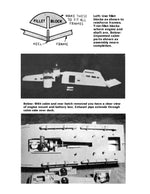 full size printed plan pt-12  boat semi scale 1:35  l 26" suitable for radio control