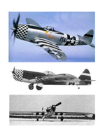 full size printed plan vintage 1966 semi-scale .35 control line stunter p-47d contest winning jug