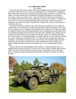 full size printed scale 1:24 u.s. army half-track  simple wooden model it's easy to build