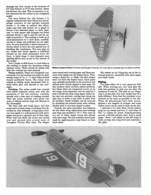 full size printed plans peanut scale san diego flaggship an ill-fated 1930's thompson trophy racer
