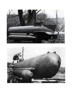 full size printed plans  midget german submarine scale 1/12  l 35" suitable for radio control