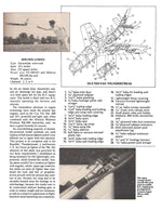 full size printed plan semi-scale ducted-fan, for radio control republic f-84f thunderstreak