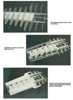 full size printed plans hydro for closed course racing "miss misty" for 2-channel