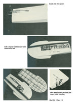full size printed plans hydro for closed course racing "miss misty" for 2-channel